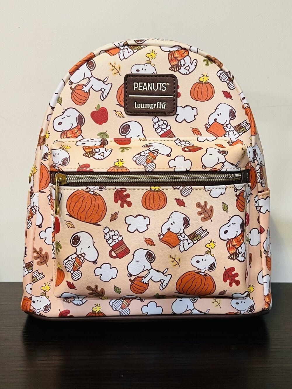 Loungefly Peanuts Snoopy Fall Things MiniBackpack